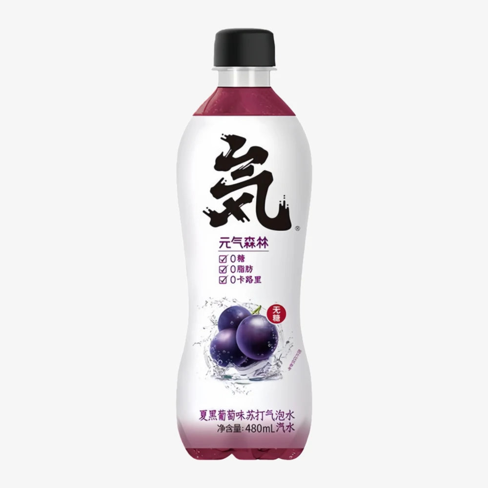 Genki Forest Soda Drinks (Black Grape Flavor) 480ml