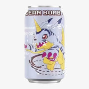 OCEAN BOMB Gabumon Sparkling Water (Blueberry Flavour) 330ml