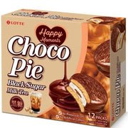 LOTTE CHOCO PIE BLACK SUGAR MILK TEA 336G