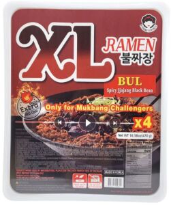 Ajumma Republic XL Ramen Spicy Jjajang Black Bean 470g