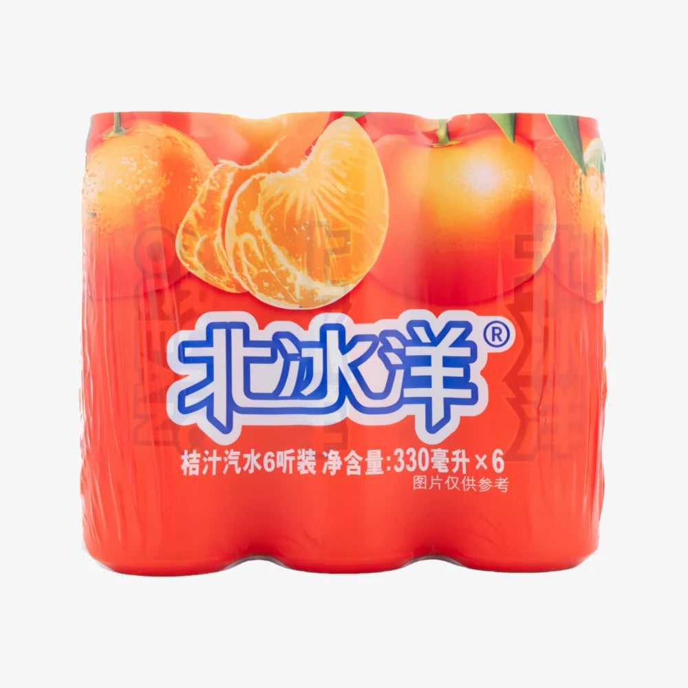 ARCTIC OCEAN Mandarin Soda Drink 330ml X 6