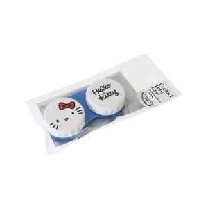 SHO BI Contact Lens Case Blue Hello Kitty