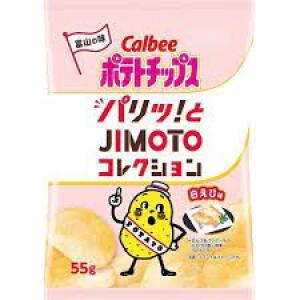 Calbee [Limited] Potato Chips White Shrimp Flavor 55g