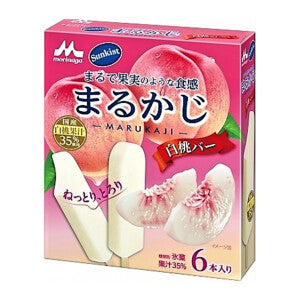 MORINAGA-NYUGYO BRAND WHITE PEACH FLAVORED ICE BAR (43MLX6)