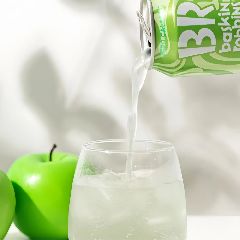 BASKIN ROBBINS Apple Mint Sparkling 0 Cal  (Mix Fruit) 350ml
