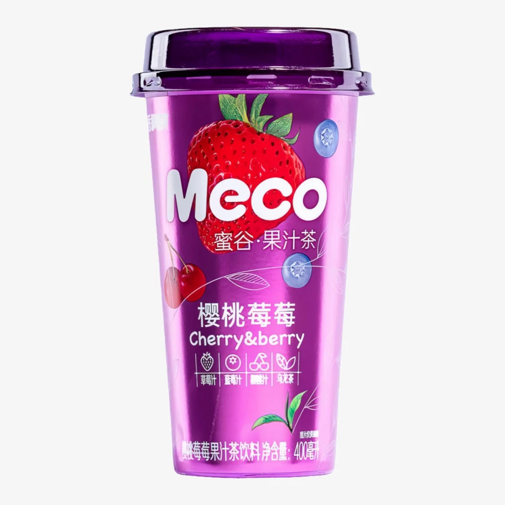 XIANG PIAO PIAO Meco Fruit Tea Cherry & Berry Flavor 400ml *3