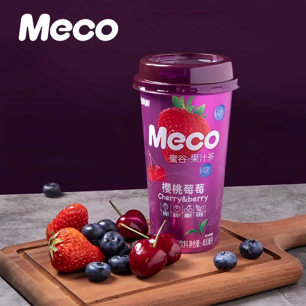 XIANG PIAO PIAO Meco Fruit Tea Cherry & Berry Flavor 400ml *3