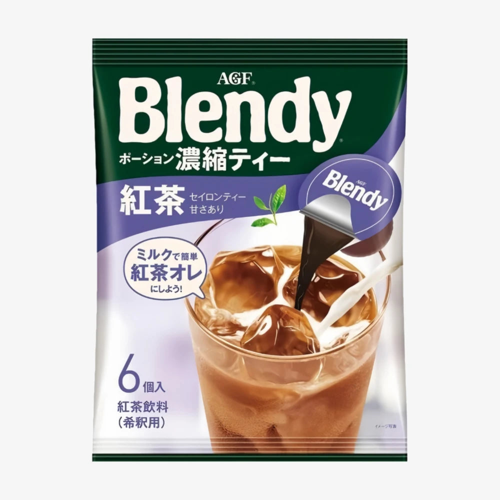 AGF BLENDY Concentrated Black Tea 6 Pack
