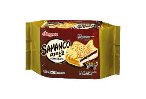 Binggrae Samanco Waffle Ice Cream Chocolate Flavor 150ml*4pcs