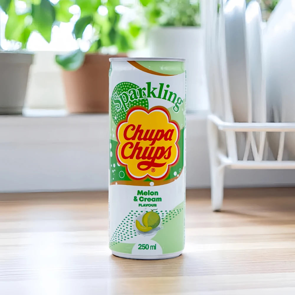 SPARKLING Chupa Chups (Melon&Cream Flavor) 250ML