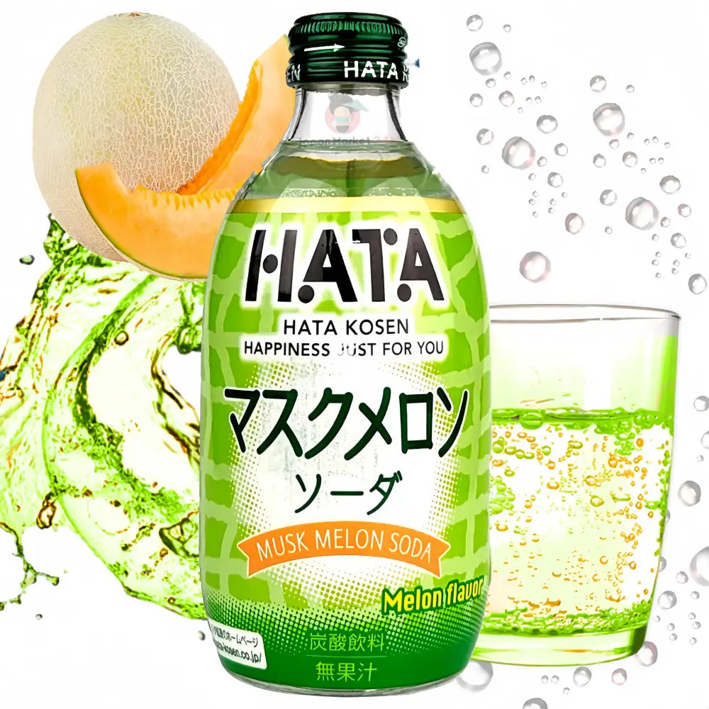 HATA Kosen Soda Drink (Melon Flavor) 300ml