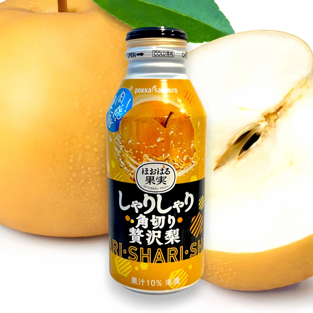 POKKA SAPPORO Pear Soda With Fruit 400g