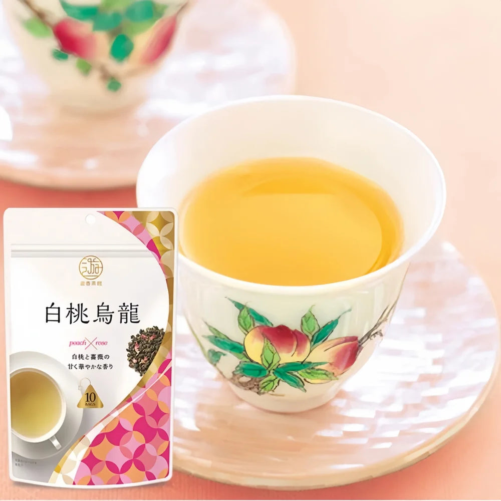 NITTO Oolong Tea (Peach & Rose) 10pcs