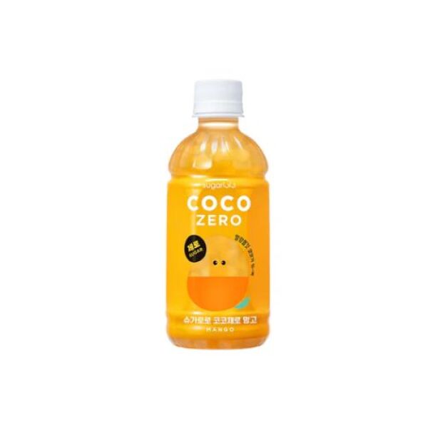 Boisson Coco Zero de SUGARLOLO (saveur mangue) 340 ml