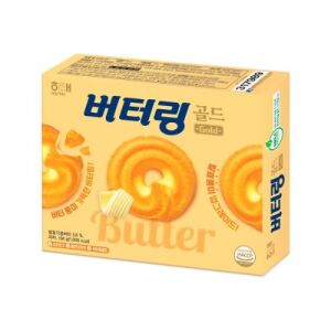 HAITAI BUTTER Ring Snack Gold 194g