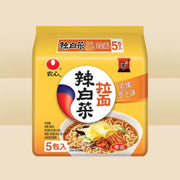 Nong Shim Ramen instantanés au kimchi, saveur fromage 120 g x 5