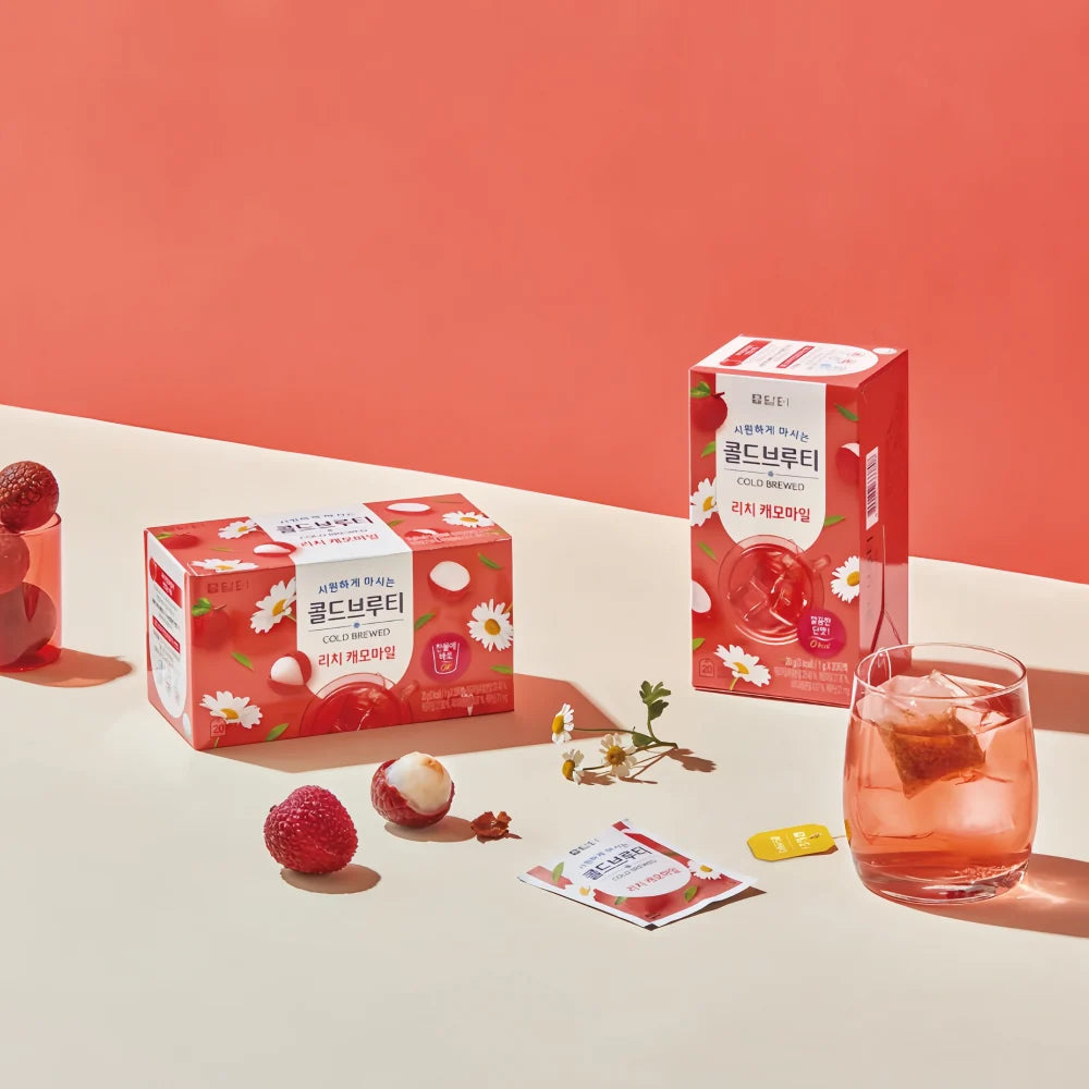 DAMTUH Cold Brewed Strawberry Hibiscus Tea 20pcs