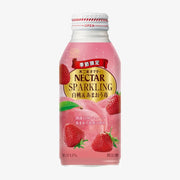 FUJIYA Nectar Sparkling Peach Strawberry Juice 380ml