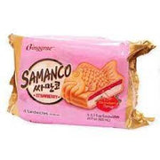 Binggrae Samanco Waffle Ice Cream Strawberry Flavor 150ml*4pcs