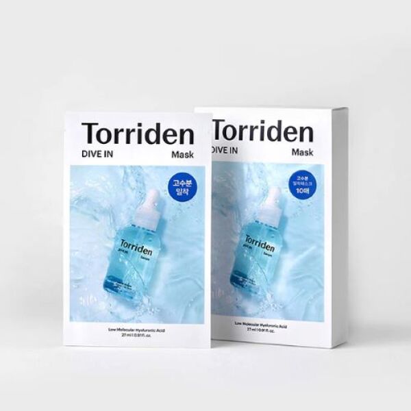 TORRIDEN Dive-in Low Molecule Hyaluronic Acid Mask 10pcs