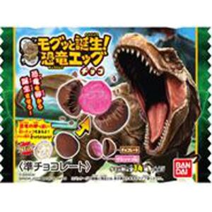 BANDAI Mogutto Birth! Dinosaur Egg Chocolate 23g
