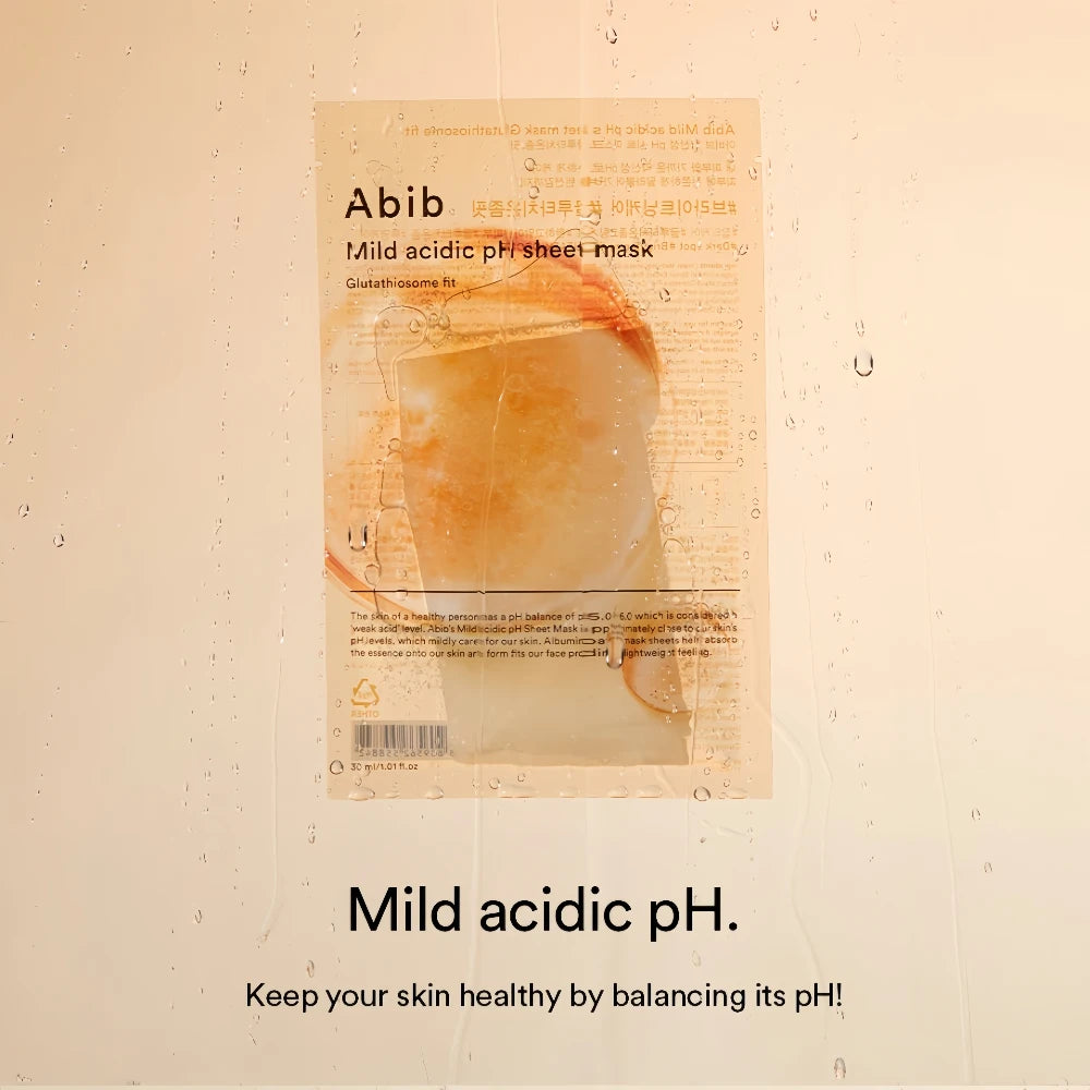 ABIB Mild Acidic PH Sheet Mask Glutathiosome Fit (10)