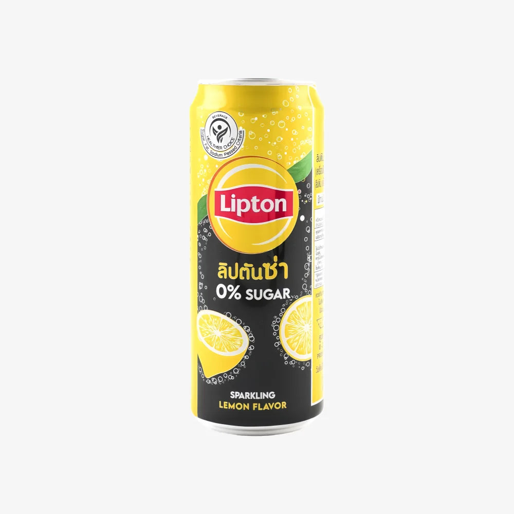 LIPTON Za Lemon Zero Sugar Can 325ml