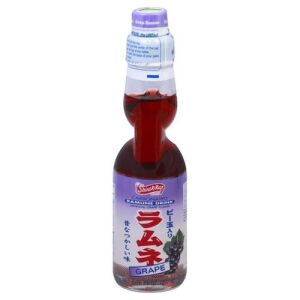 Shirakiku Ramune Drink (Grape Flavor) 200ml