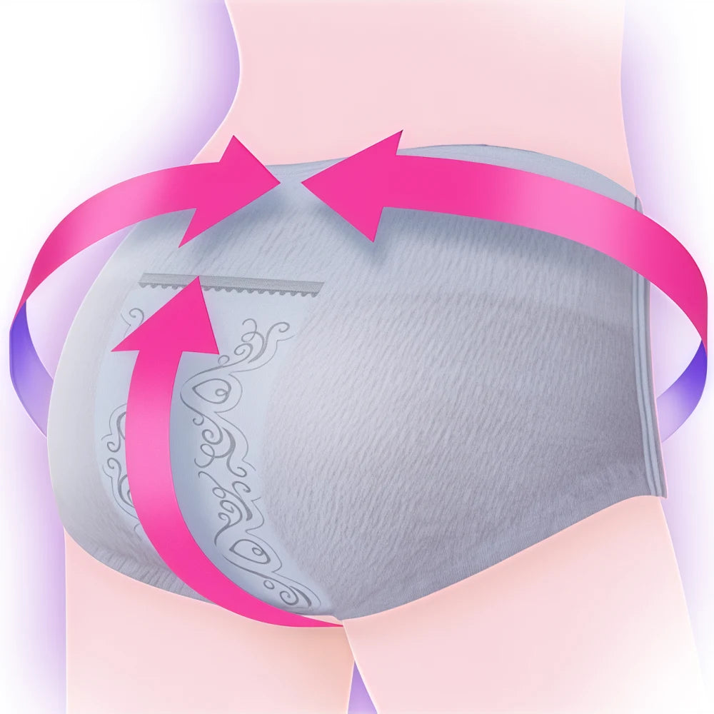 UNICHARM Organic Overnight Sanitary Underwear M-L 4pcs