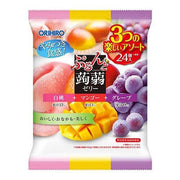 Gelée de konjac ORIHIRO saveur pêche, mangue et raisin 20 g x 24