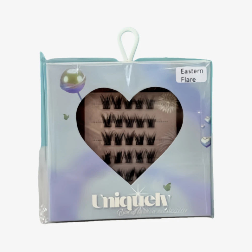 MG Glue-Free Individual Cluster Lashes - Eastern Flare