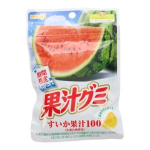 Meiji Fruit Juice Gummy Watermelon 54g