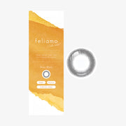 Lentilles de contact journalières FELIAMO (noir transparent) (10 lentilles) -3,50