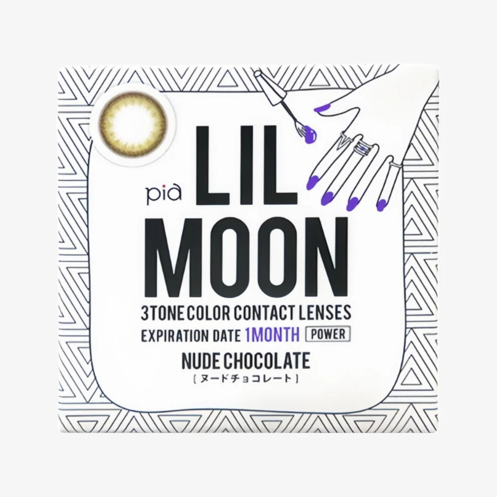 Lentilles de contact mensuelles LIL MOON (Nude Chocolate) (1 lentille) -2,00