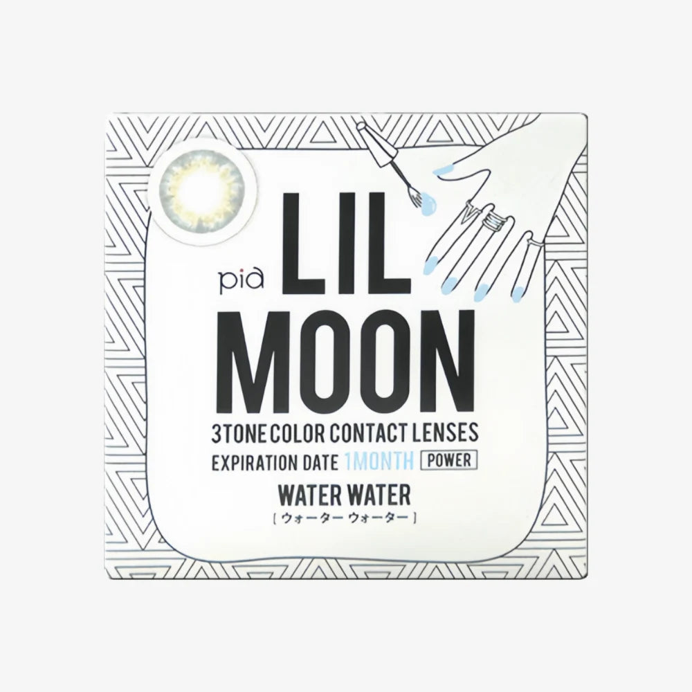Lentilles de contact mensuelles LIL MOON (Water Water) (1 lentille) -5,50