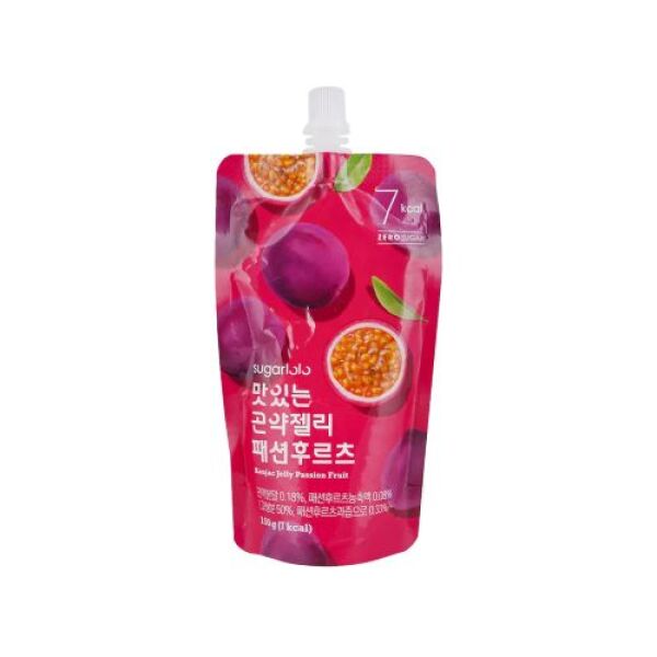 Gelée de konjac SUGARLOLO 4 kcal (saveur fruit de la passion) 150 g