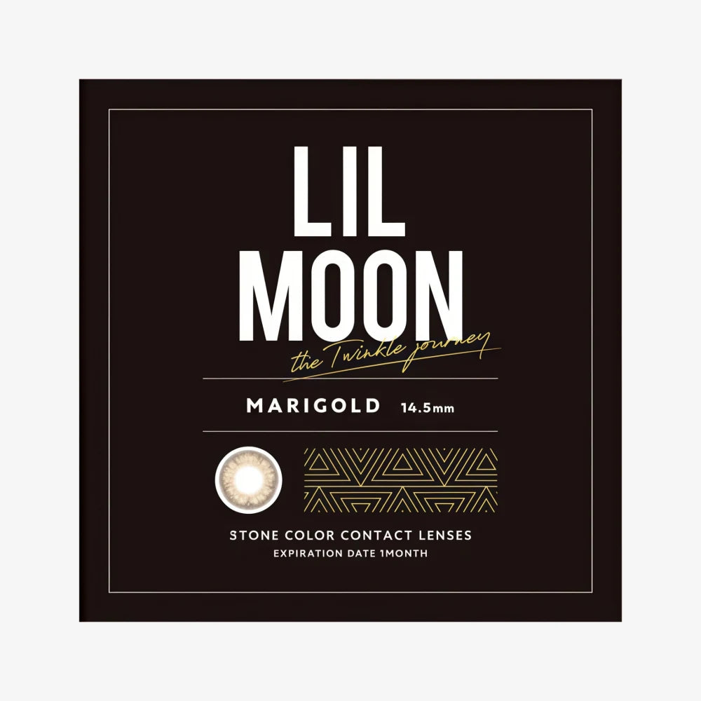 LIL MOON Monthly Contact Lens (Marigold) (1 Lens) -6.00