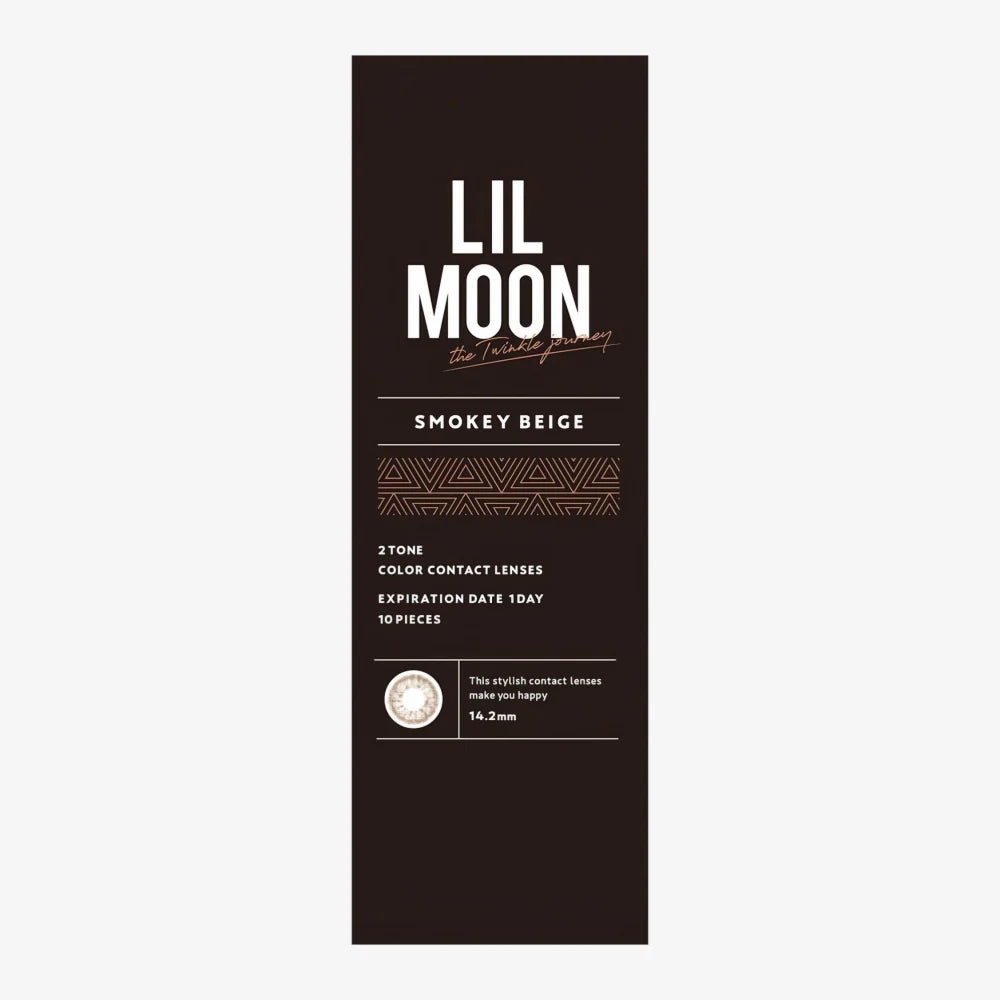 LILMOON 1 Day Smokey Beige Contact Lens | 10pcs -6.00