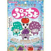 UHA Puccho All Star Mix Soft Candy (Soda, Grape, Apple & Cola Flavor) 88g