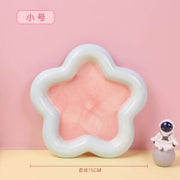 Assiette étoile rose et bleue petite