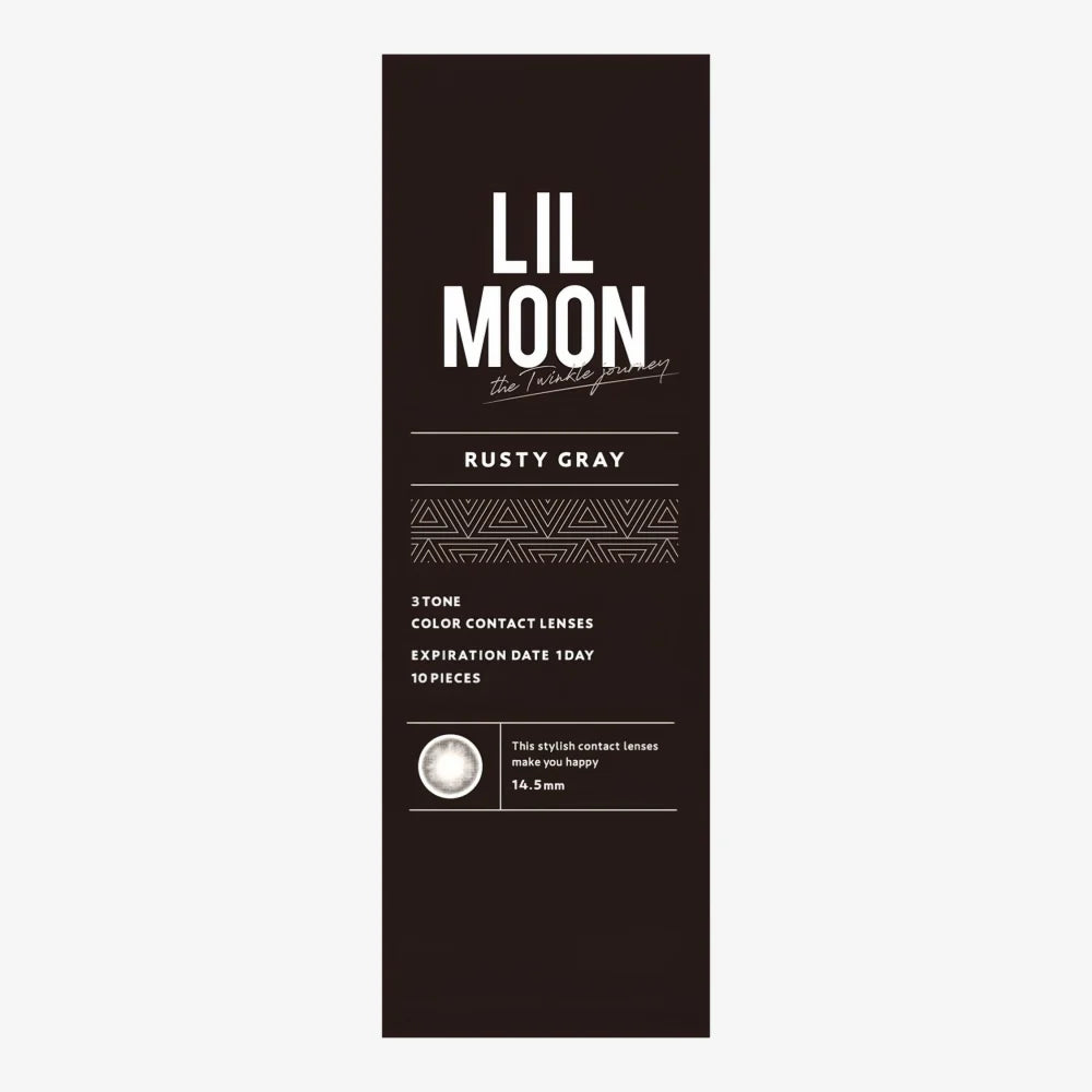 LILMOON 1 Day Color Lens Rusty Gray 10 pcs -5.00