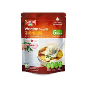 SIWIN FOODS PORK & VEGGIE WONTON SOUP KIT 454g