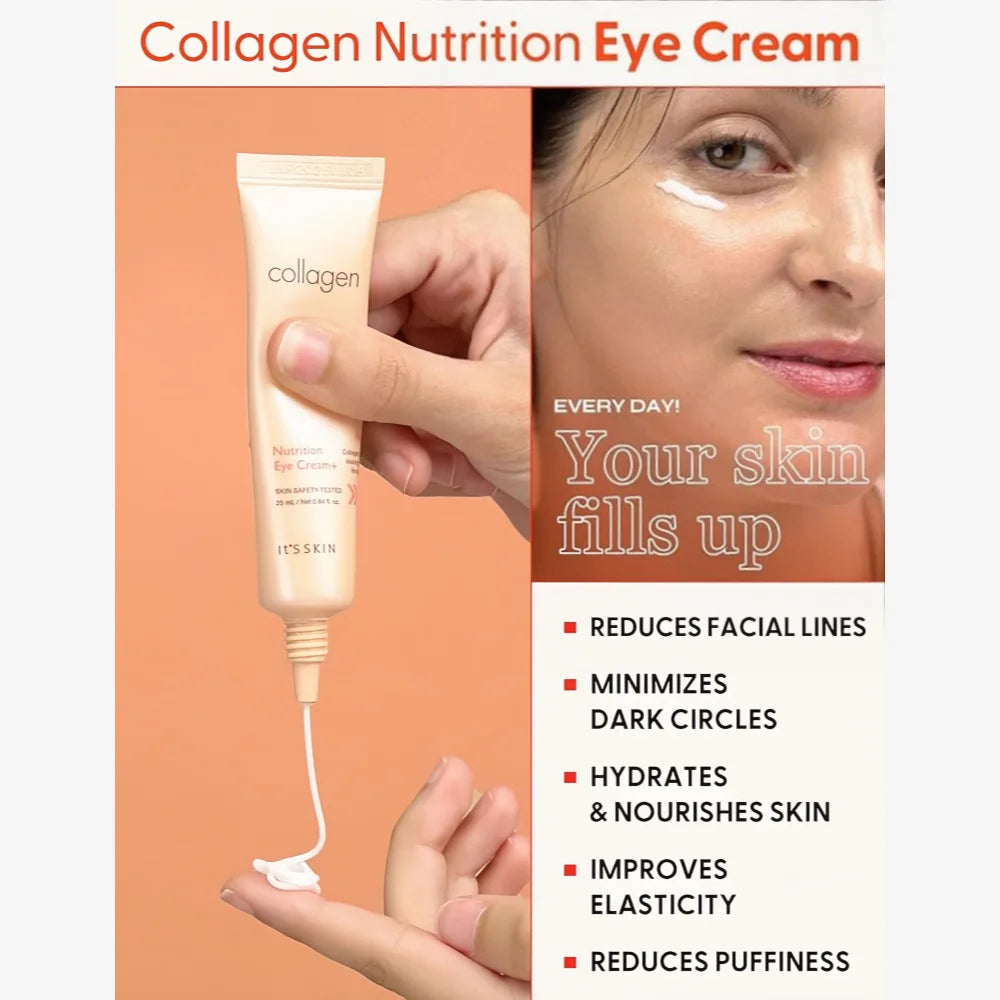 Crème contour des yeux ITS SKIN au collagène et à la nutrition 25 ml