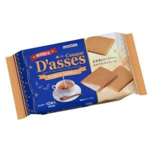Biscuits au chocolat et thé au lait SANRITSU Dasses 85g