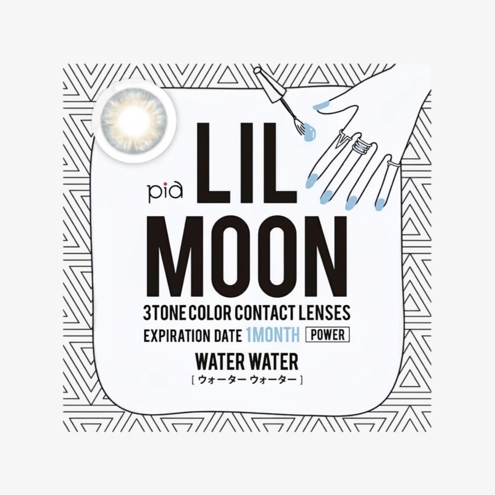 Lentilles de contact mensuelles LIL MOON (Water Water) (1 lentille) -3,50