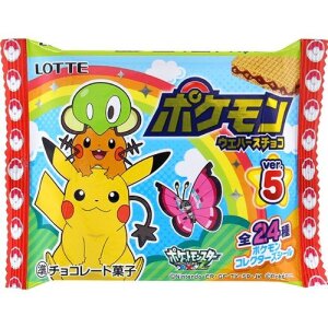 Gaufrette au chocolat Lotte Pokémon 23 g