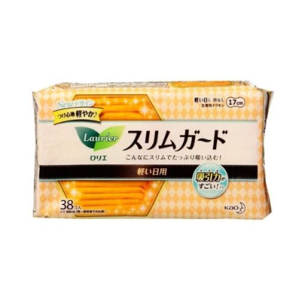 Laurier Slim Guard For Light Days, With Wings, 17Cm*38 Pieces