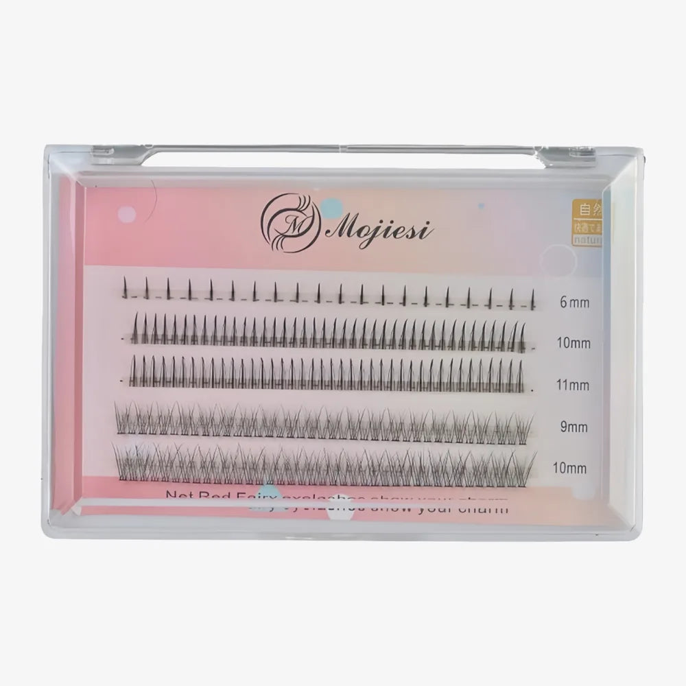 FAUX CILS MOJIESI À CINQ RANGÉES DE POISSON TYPE A A78