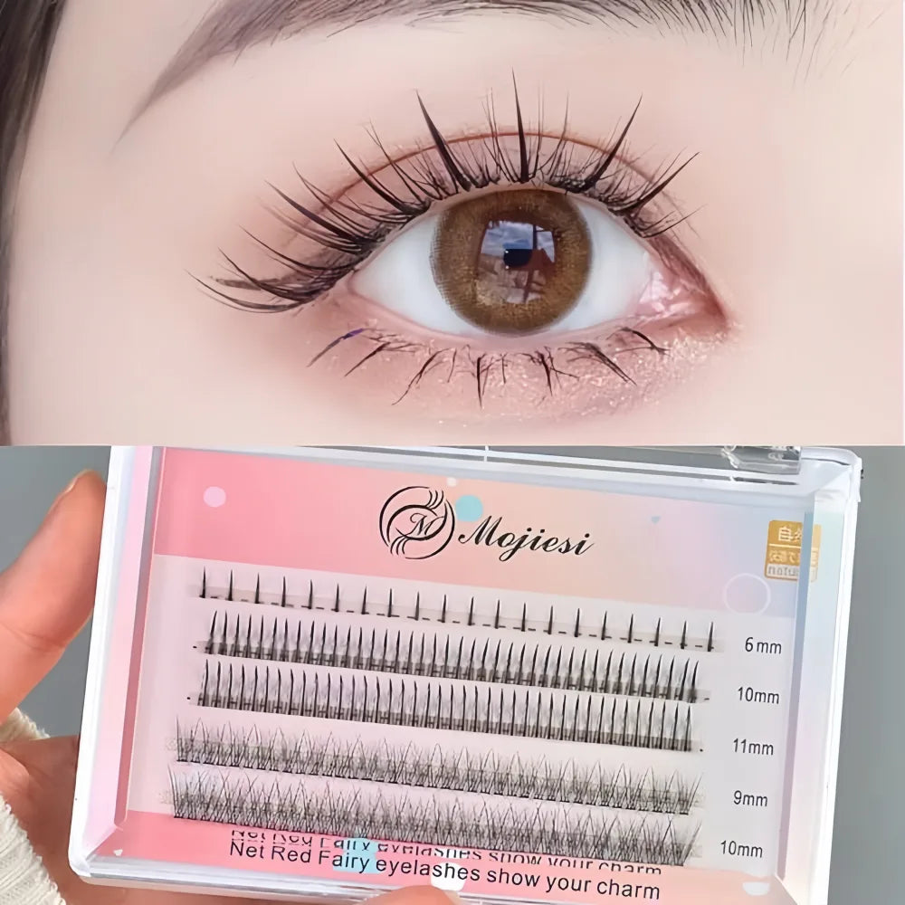 FAUX CILS MOJIESI À CINQ RANGÉES DE POISSON TYPE A A78