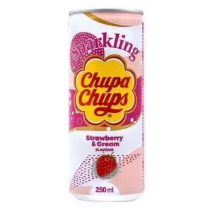 Sparkling Chupa Chups (Strawberry &Cream Flavor)